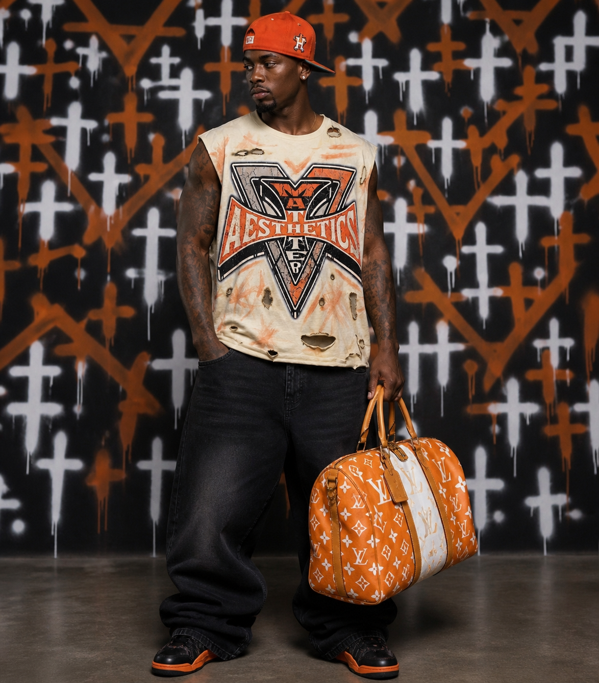 AESTHETIC GROUNDS SLEEVELESS TEE