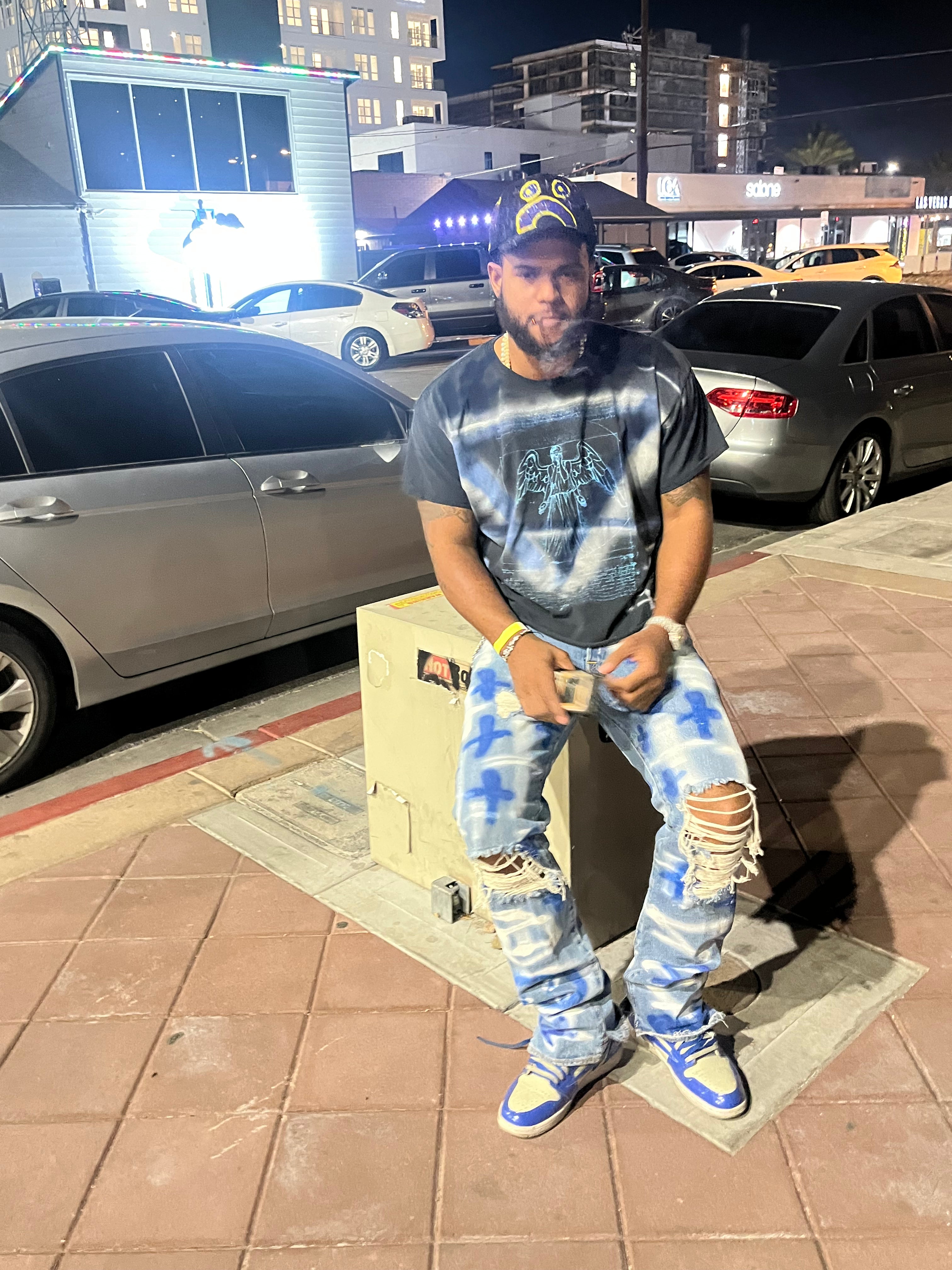 AESTHETIC BLUE PRINT JEANS “Levi 501s