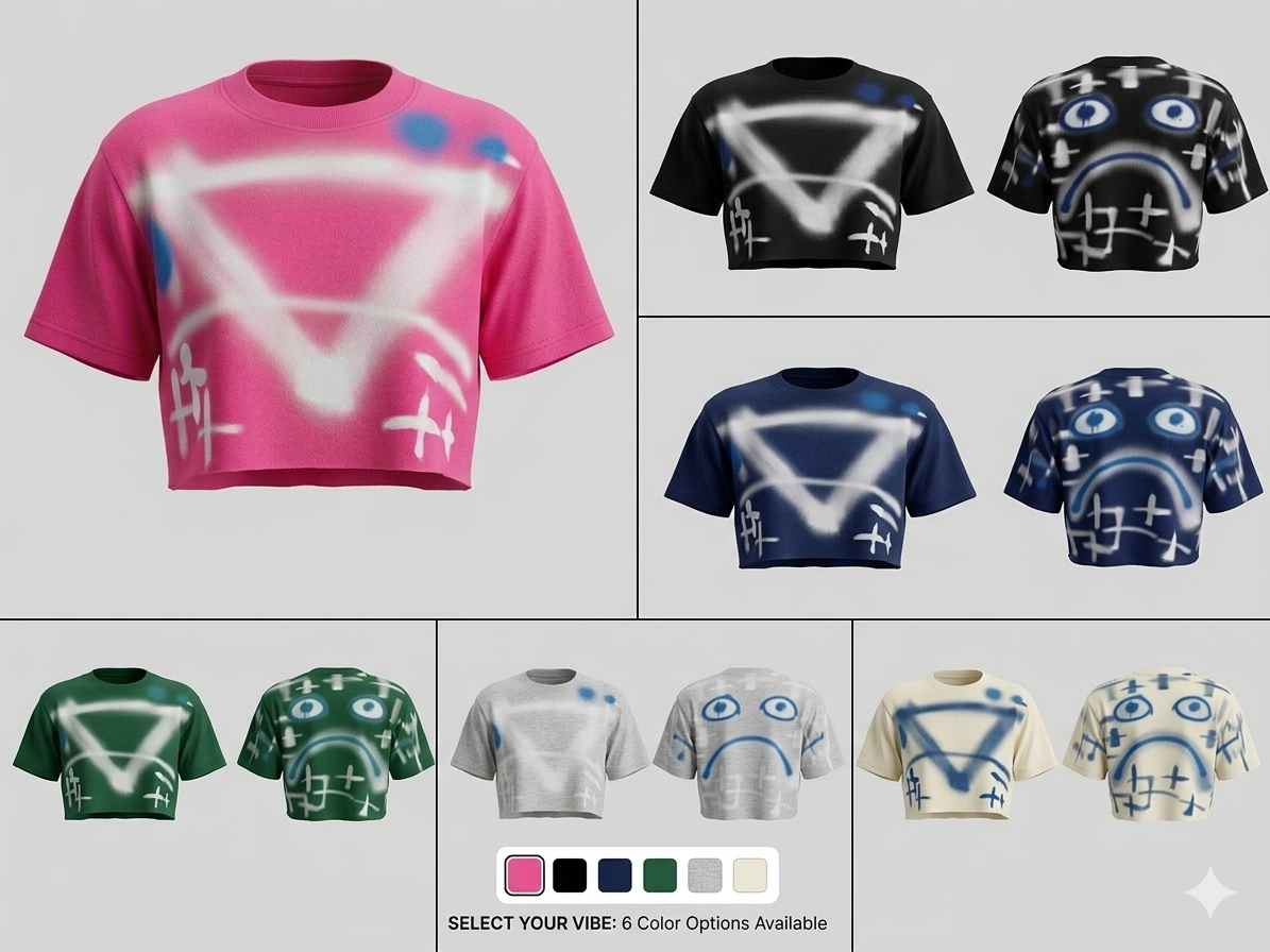 SAD BOY AESTHETIC CROP TEE’s