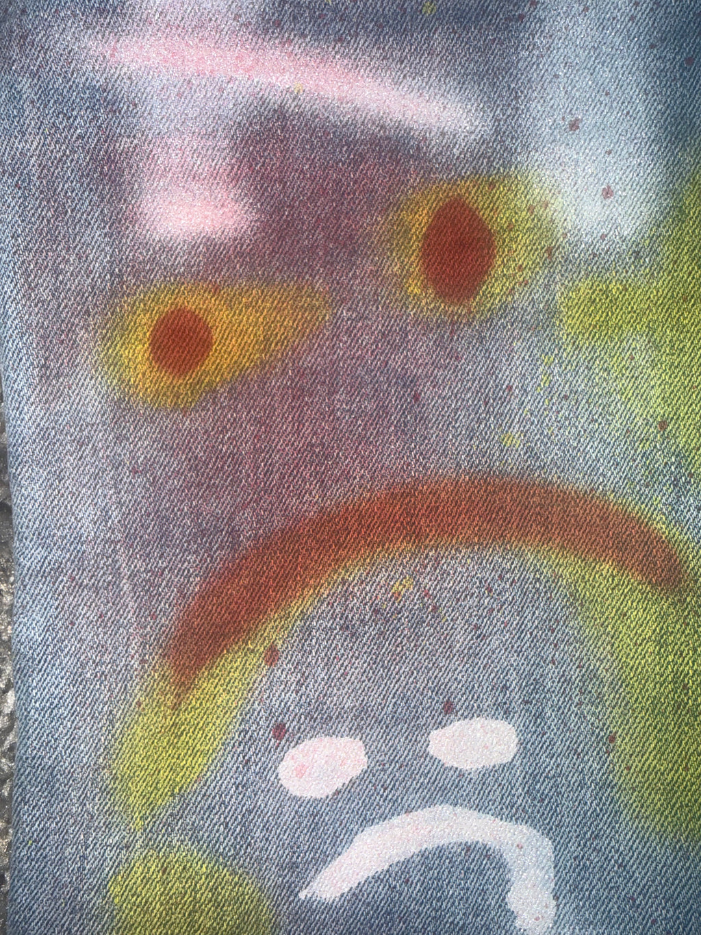 SAD BOY AESTHETIC PRINT JEANS “Levi 511s”