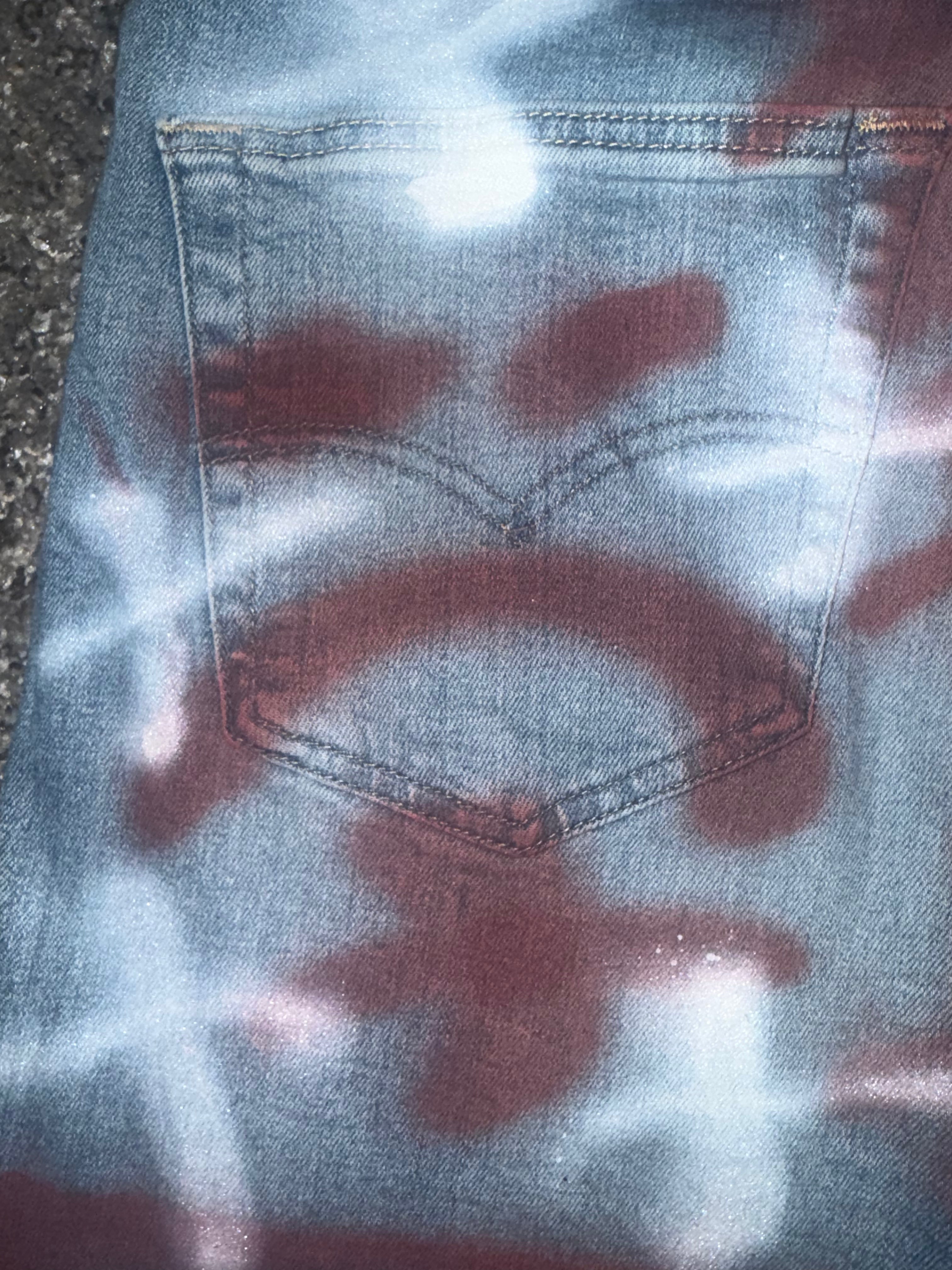AESTHETIC PRINT JEANS  “Levi’s 501s”