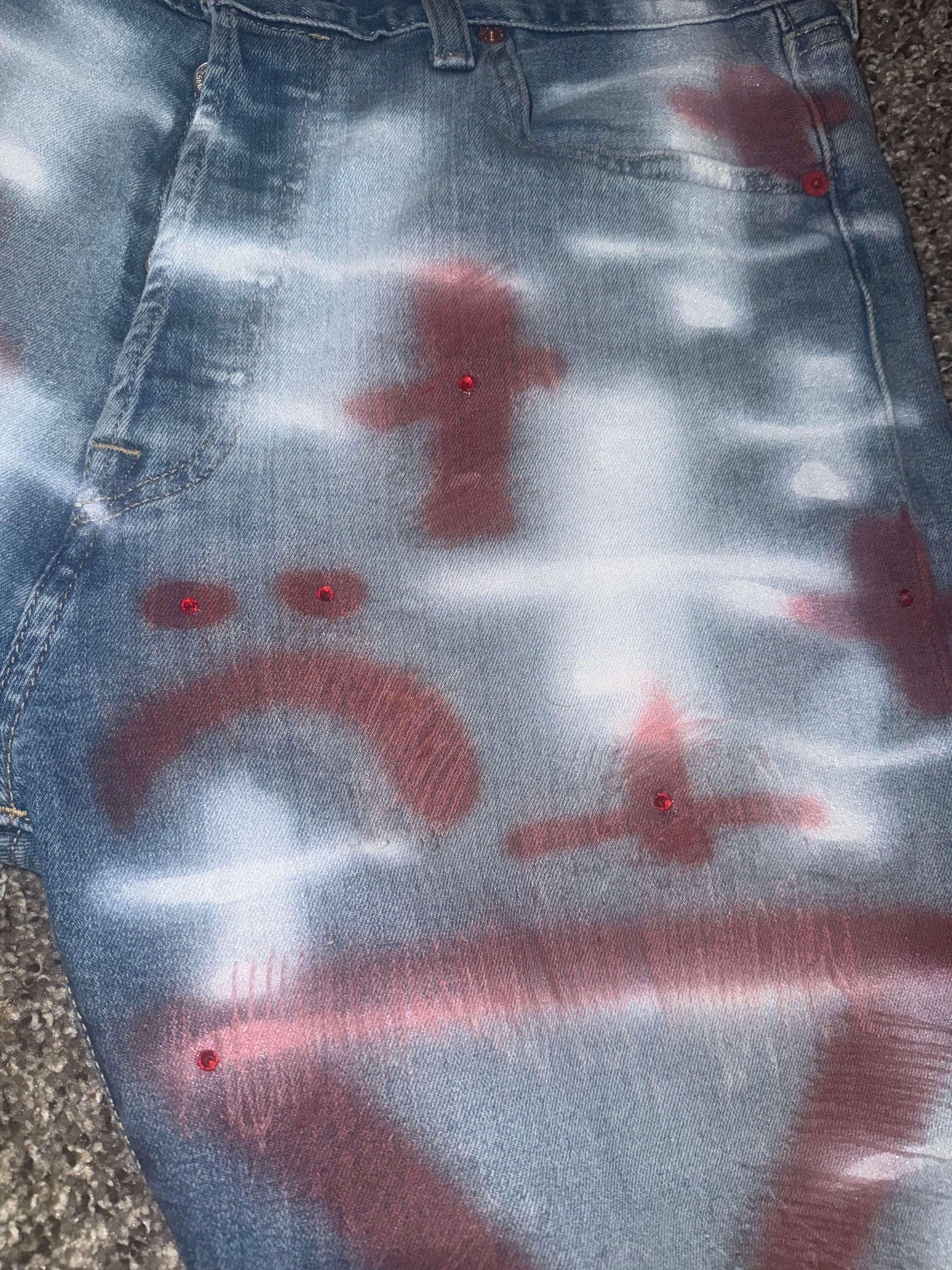 AESTHETIC PRINT JEANS  “Levi’s 501s”