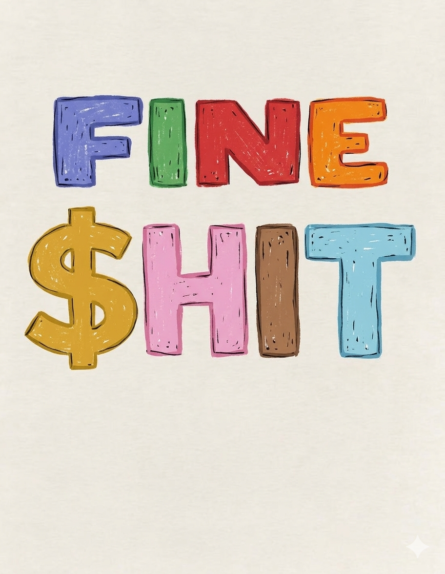 FINE $HIT “crop t shirt “