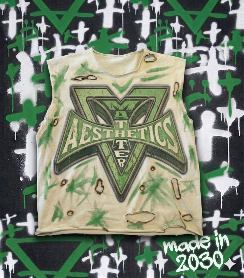 AESTHETIC GROUNDS SLEEVELESS TEE